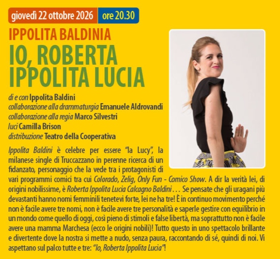 Locandina Io, Roberta Ippolita Lucia